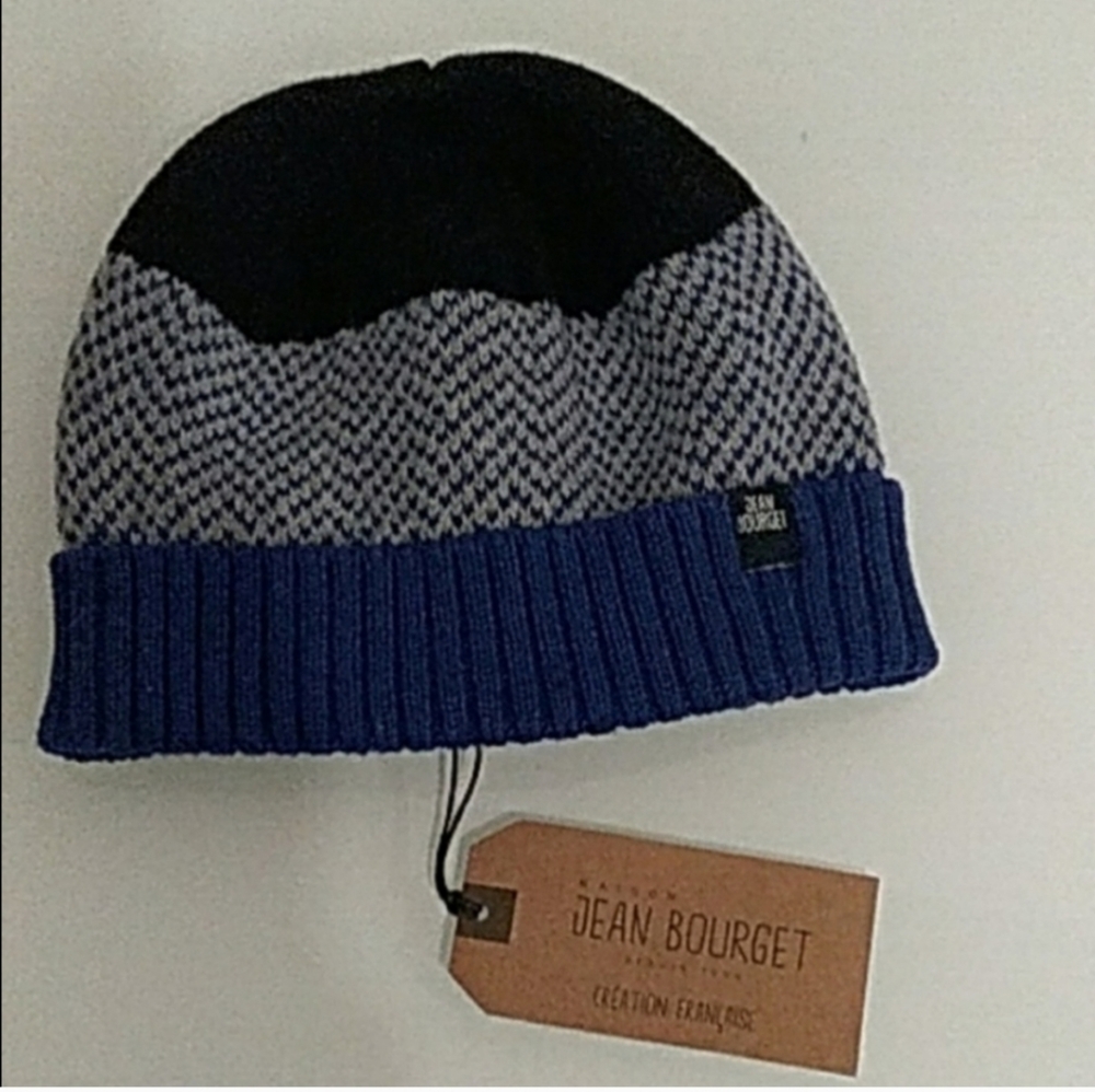 NWT JEAN BOURGET boy's baby hat